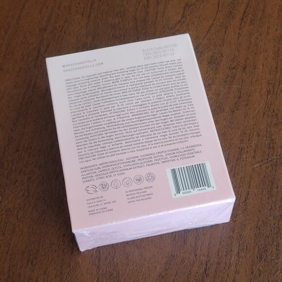 Grace & Stella Everything Better In Pink Collagen Boosting Eye Mask 12 Pairs New - Picture 3 of 12